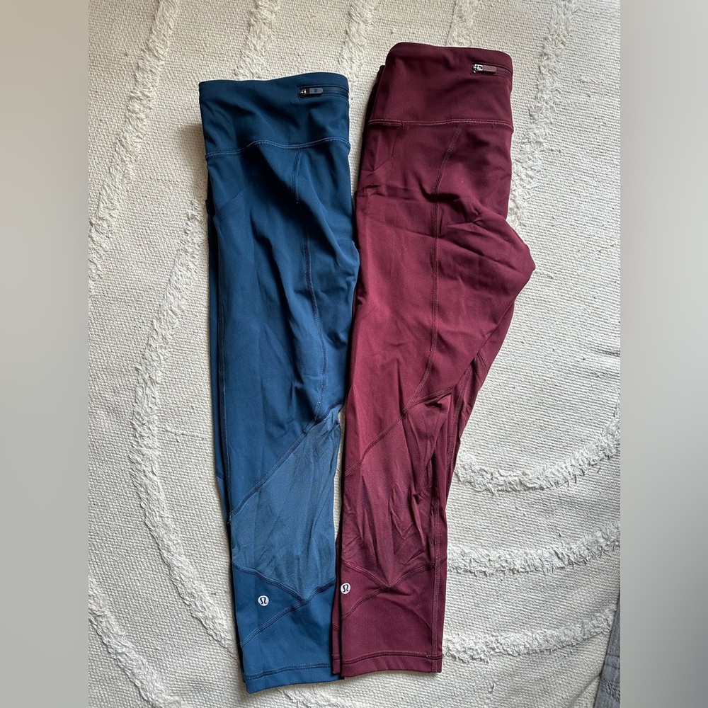 Lululemon Pace Rival Crop 22” Bundle